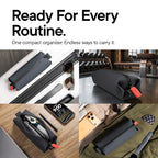 The Koby Dopp Kit Toiletry Bag (Charcoal / Mini 8.5” x 2.75” x 2”)