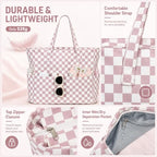 Large Beach Bag for Women (Lavender)