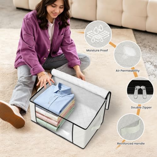 35L Closet Organizers (8 Pack-35l / Ivory)