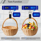 Luggage Scale Dr.meter Travel Essentials Luggage Weight Scale Backlight LCD (Blue)