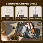Portable Camping Coffee Maker (Bloom)