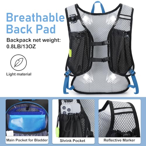 Lightweight Hydration Backpack (Blue)