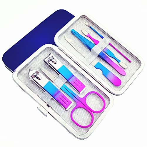 7pcs Manicure Set (Rainbow)