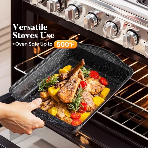 Induction Cookware & Bakeware Set (30 PCS Cookware Set / Black)