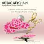 Keychain Case Compatible with Apple AirTag (Cowgirl)
