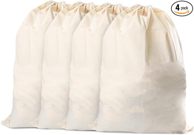 Vintage Vista 100% Cotton Laundry Bag by VintageVista