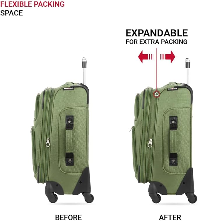 SwissGear Sion Softside Expandable Luggage, 3-Piece Set - Image 5