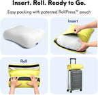Cushion Lab Travel Deep Sleep Pillow – Compact Memory Foam Neck Pillow - Image 6