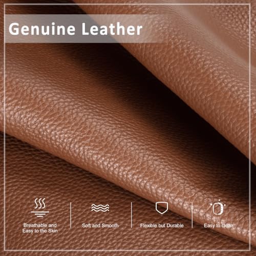 Genuine Leather Crossbody Bags for Women Travel Wallet Purse Brown (Cognac Brown)