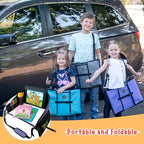 Kids Travel Tray for Car Seat (Teal)