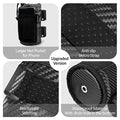 2Pack Cup Holder for Bike (Carbon Fiber Black)