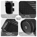 2Pack Cup Holder for Bike (Carbon Fiber Black)