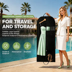 54in Wedding Suit Garment Bag & Garment Bag for Groom Suit with Shoe Pocket (54inch garment bag 1 pack)