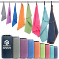 2 Pack Microfiber Travel Towel (Mint / M: 40" x 20"+24" x 12")