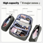 Travel Makeup Bag Cosmetic Bags for Women (Z-62Grey)