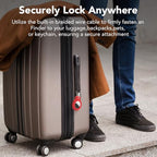 for AirTag Holder Keychain (Black/Black/Black/Black/Black)