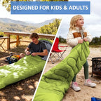 Camping Sleeping Bag (Grass Green)