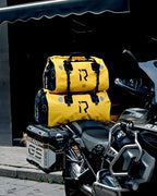 Waterproof Motorcycle Duffel Bag Tail Bag 30L Dry Bags Luggage (30L / Yellow)