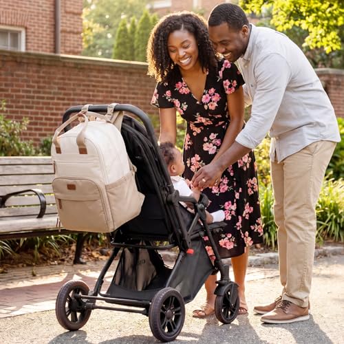 Diaper Bag Backpack Multi (2-khaki-beige / Regular Flat Style)