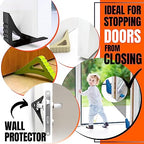 Rubber Door Stopper & Window Wedge (Yellow)