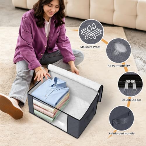 35L Closet Organizers (8 Pack-35l / Grey)