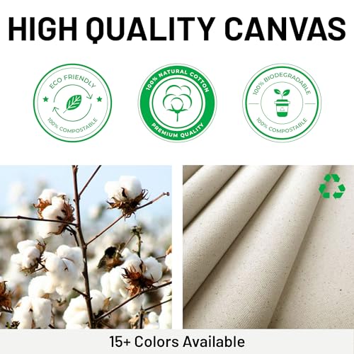 Medium Classic Personalized Monogram Canvas Tote Bag for Women (Royal Blue)