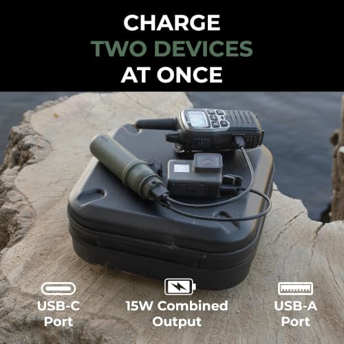 NESTOUT Rugged Power Bank (Olive Green / 5000mAh)