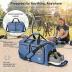 Travel Duffle Bag for Women & Men. Medium Duffel Bag for Traveling (40L / SnowDepBlue)