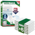 6 Pack Vacuum Storage Bags (6 Jumbo)