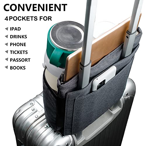 Luggage Travel Cup Tablet Holder (Tablet & Cup Holders: Grey)