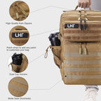 Military Tactical Backpack for Men and Women 45L Army 3 Days Assault Pack Bag Large Rucksack with Shoe Compartment (1.1 Khaki)