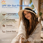 Women's Beach Straw Hat (Medium / Beige)
