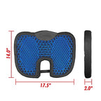 IN9115 Comfy Gel Coccyx Cushion Gel Seat Cushion (Wedge)