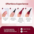 Beetles Dark Red Gel Polish (C - Creme Red | Burgundy Red)