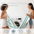 2 Pack Microfiber Beach Towel (2 Pack- Blue Green / 75”x 35”)