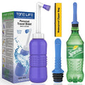 2PCS Pack Portable Bidet 450ml Travel Bidets + Blue Backpacking Bidet (450ml 1nozzle Bidet + Pocket Bidet)