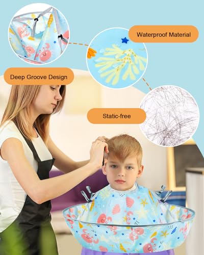 Haircut Capes Umbrella for Kids (Marine Theme)