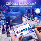 Beetles Blue Halloween Cat Eye Gel Nail Polish Set (A - Blue Purple Green | Siren Song)