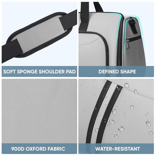 Garment Bags for Travel (Light Gray / Convertible)