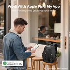 Design Backpack for Men with Apple Find My SD803BT013 (Black-finder / Standard)
