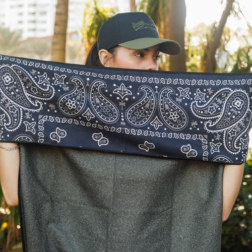 Athletic Running Towel (Paisley Probs W/ Snaps)