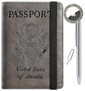 Airtag Passport Holder (119#Grey)