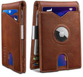 Airtag Wallet for Men (Brick Brown42)