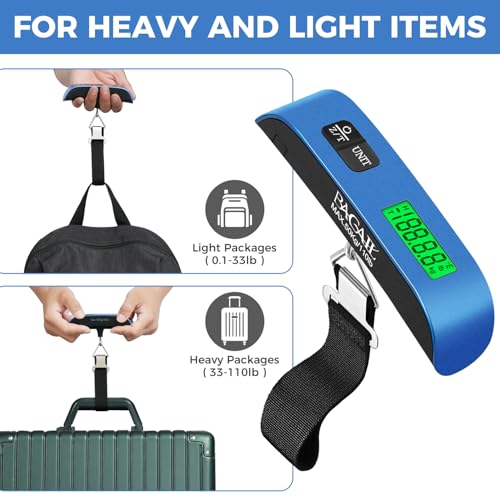 Digital Luggage Scale (Blue)