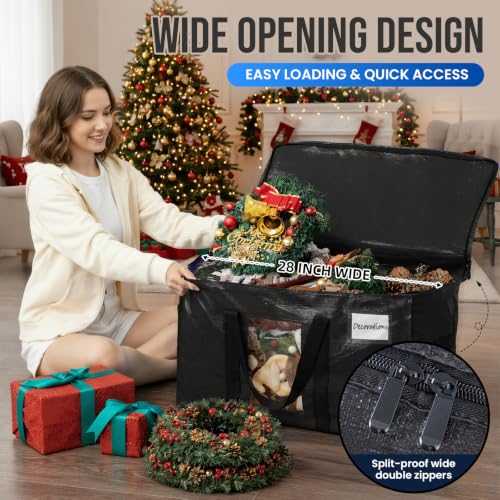 6 Pack Black Extra Large Moving Bags (Black / 6 Large)