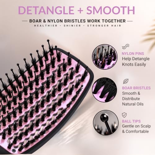 Curved Vented for Blow Drying (Rose Gold / Medium)
