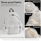 15 Inch Casual Travel Daypack (Light Gray / 15 inch)