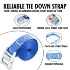 1" x 12 ft Lashing Straps (6 PK / Blue)