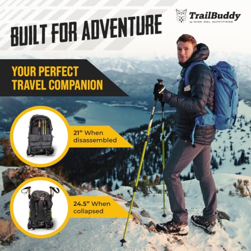 Trekking Poles (Aqua Sky / Collapsible)