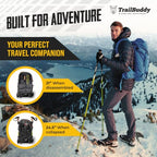 Trekking Poles (Aqua Sky / Collapsible)